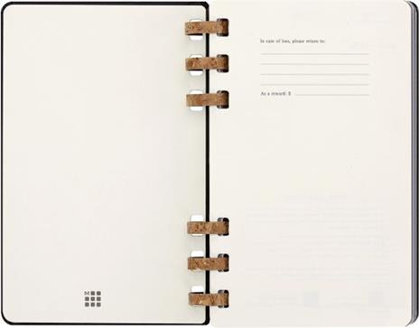 Planner accademico mensile orizzontale Moleskine 2024, 12 mesi, Large, copertina rigida, Nero - 15 x 21 cm - 2