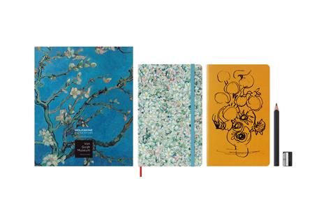Taccuino Moleskine per schizzi, Quaderno Cahier, Matita e Temperino, Van Gogh Museum Limited Edition - 3
