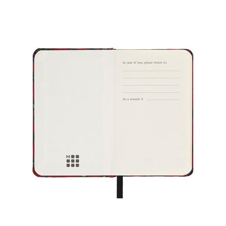 Taccuino Moleskine Silk XS, pagine bianche, copertina rigida, con Gift Box, Bordeaux  - 6,5 x 10,5 cm - 4
