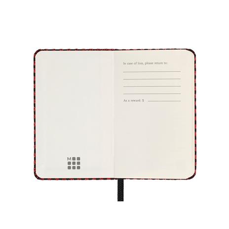 Taccuino Moleskine Shine XS, pagine bianche, copertina rigida, con Gift Box, Rosso Metallico  - 6,5 x 10 cm - 4