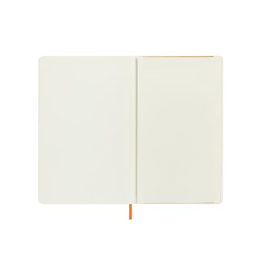 Taccuino Moleskine Precious & Ethical Copertina morbida vegana, a righe, Arancione - 13 x 21 cm - 6