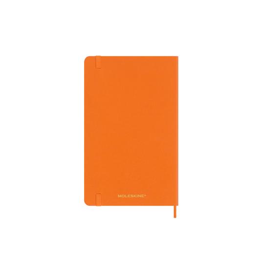Taccuino Moleskine Precious & Ethical Copertina morbida vegana, a righe, Arancione - 13 x 21 cm - 7