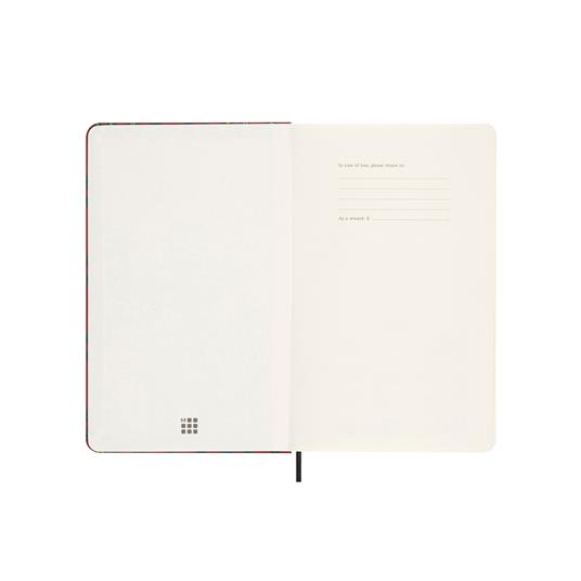 Taccuino Moleskine, Silk Large, a righe, copertina rigida, con Gift Box, Bordeaux - 13 x 21 cm - 4