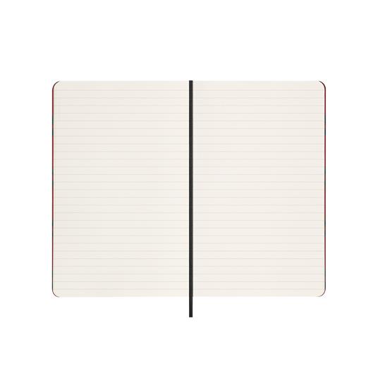 Taccuino Moleskine, Silk Large, a righe, copertina rigida, con Gift Box, Bordeaux - 13 x 21 cm - 5