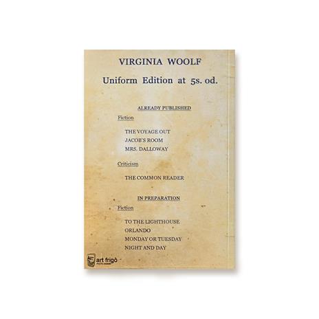 Taccuino Abat Book A Room of One's Own, Virgina Woolf - 17 x12 cm - 4
