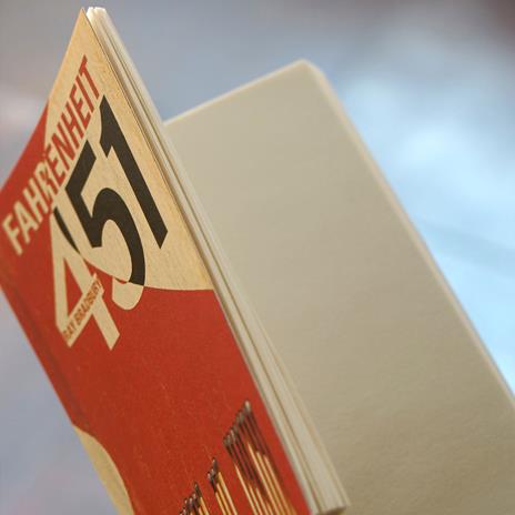 Taccuino Abat Book Fahrenheit 451, Ray Bradbury - 17 x12 cm - 4