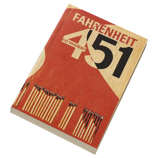 Taccuino Abat Book Fahrenheit 451, Ray Bradbury - 17 x12 cm