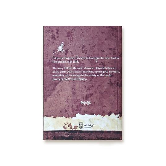 Taccuino Abat Book Pride and Prejudice, Jane Austen - 17 x12 cm - 10