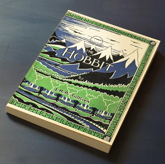 Taccuino Abat Book Lo Hobbit, J.J.R. Tolkien, a fogli bianchi - 12 x 17 cm - 3