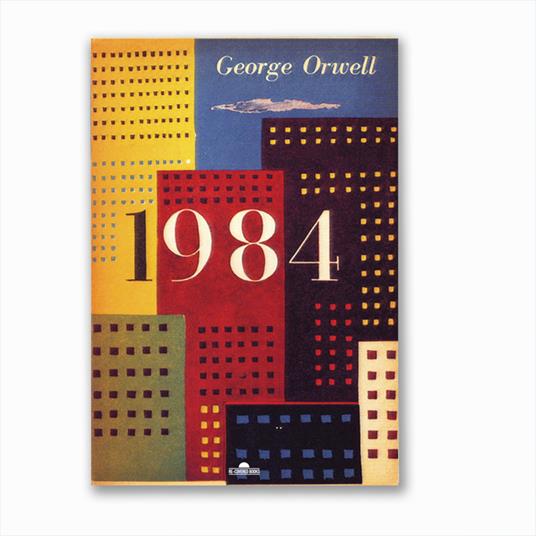 Taccuino Abat Book 1984, George Orwell, a fogli bianchi - 12 x 17 cm