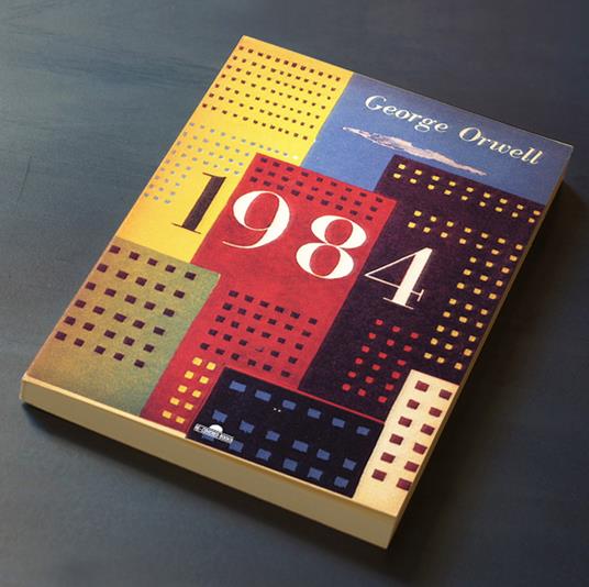 Taccuino Abat Book 1984, George Orwell, a fogli bianchi - 12 x 17 cm - 3