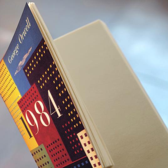 Taccuino Abat Book 1984, George Orwell, a fogli bianchi - 12 x 17 cm - 4