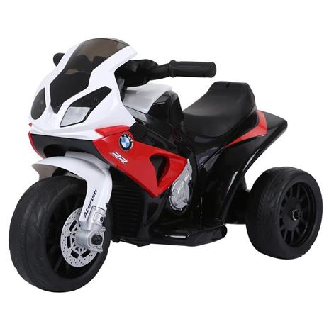 Moto Elettrica Per Bambini Bmw S1000Rr Ufficiale, 3 Ruote Con Luci E Suoni Realistici, Rosso