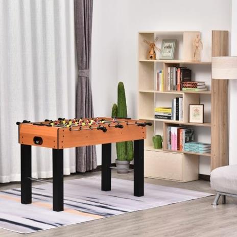 Homcom Calcio Balilla Professionale in MDF con 2 Palline Segnapunti 22 Giocatori - 2