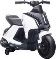 HOMCOM Moto Elettrica per Bambini età 2-4 anni - Bianco