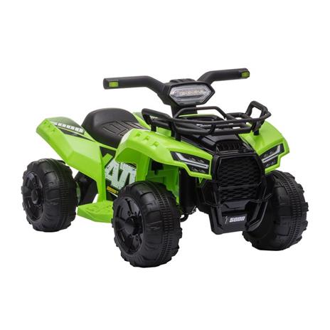 HOMCOM Quad Elettrico per Bambini con Batteria Ricaricabile 6V Età 18-36 Mesi - Verde