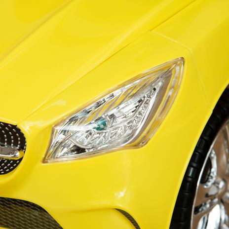 HOMCOM Macchina Giocattolo per Bambini Cavalcabile, Musiche e Fari, Età 18-36 Mesi - Giallo - 6