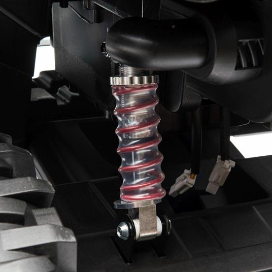 HOMCOM Quad per Bambini Elettrico 12V con Fari Funzionanti e Pedale, Batteria Ricaricabile, Età 3-5 Anni, 100x65x73cm - Nero/Verde - 6