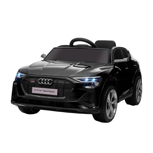 HOMCOM Macchina Elettrica per Bambini 12V con Telecomando, Velocità 3-5km/h, Luci e Musica, Età 3-5 Anni, Nero