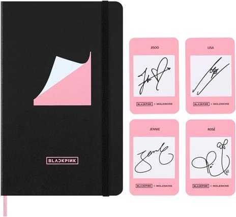 Taccuino Moleskine grande a righe Blackpink – Notebook da collezione - 4