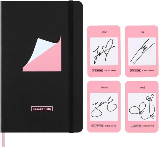 Taccuino Moleskine grande a righe Blackpink – Notebook da collezione - 4