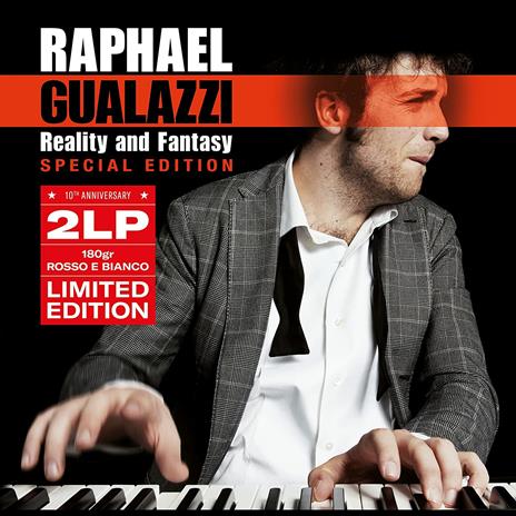 Reality and Fantasy (10th Anniversary Numbered Edition) (Red&White Coloured Vinyl) - Vinile LP di Raphael Gualazzi