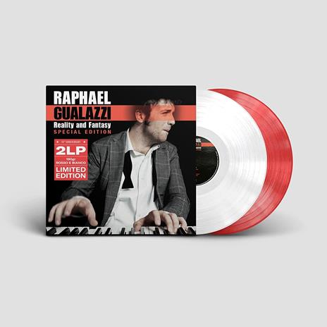 Reality and Fantasy (10th Anniversary Numbered Edition) (Red&White Coloured Vinyl) - Vinile LP di Raphael Gualazzi - 2