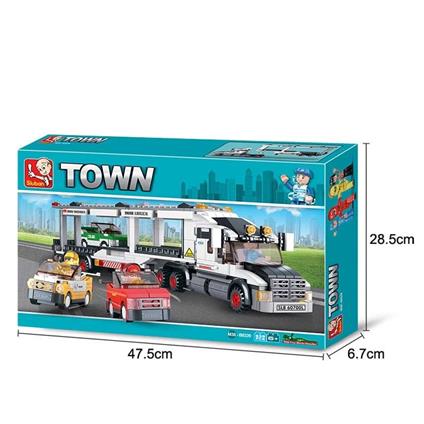 Città. Trasporto Auto da Corsa 638 Pz. Sluban (M38-B0339)