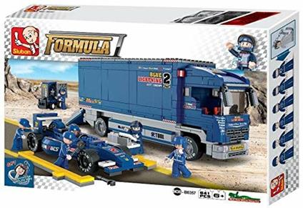 Camion Gara F1 "Blue Lightning" 641Pcs
