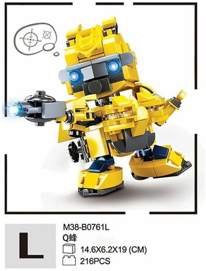 Sluban Model Bricks Bricks Robot 216 Pz