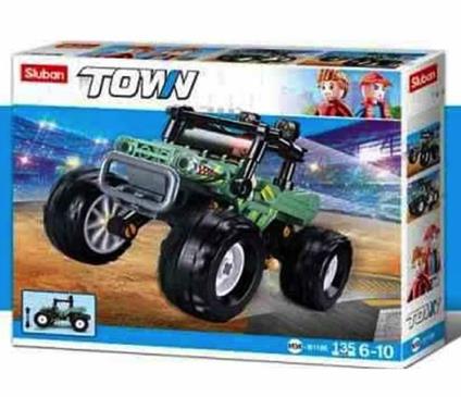 Sluban: Citta' - Off Road Vehicle Green 155 Pz