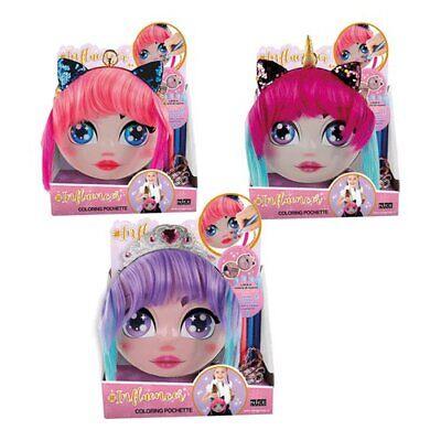 Influencer Coloring Pochette con Capelli Lilla