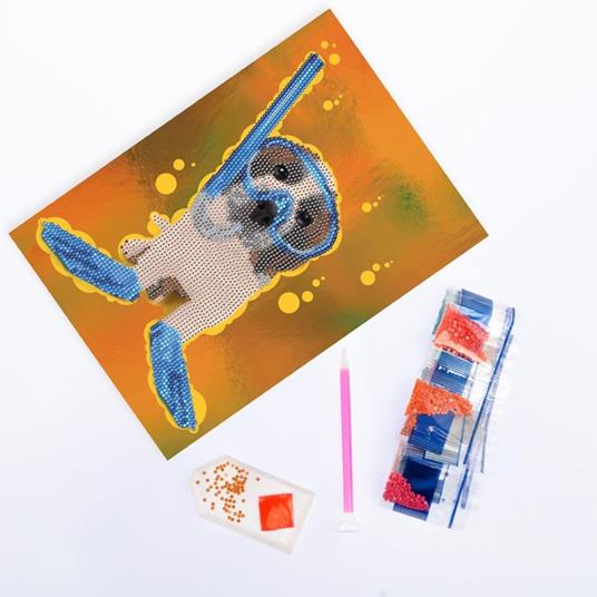 Mosaico 3D Cane Sub Diamantiny Level Up Pets  96123 - 2