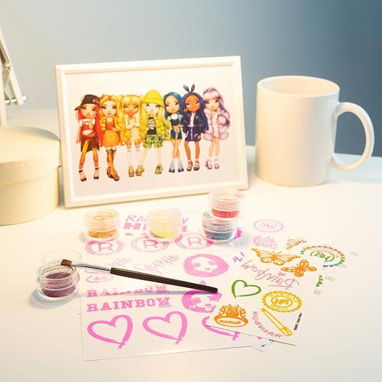 Rainbow High Glitter Tattoo - 4