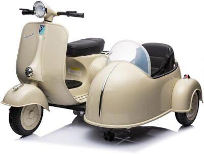 Vespa Sidecar Bianca 12 Volt