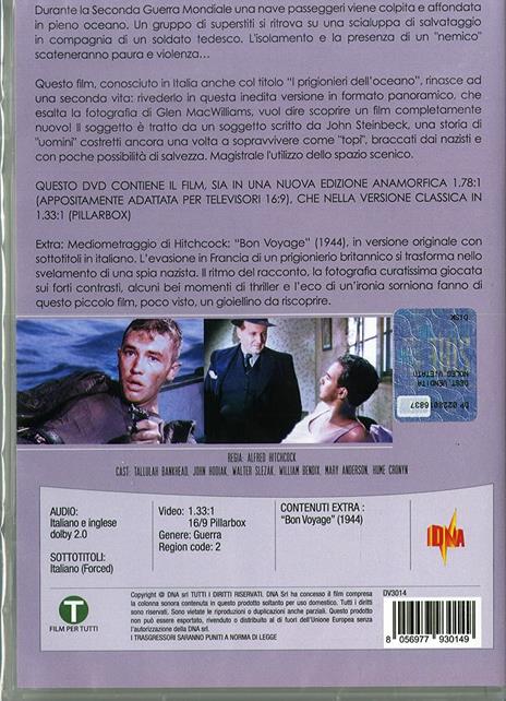 Lifeboat - Bon Voyage (DVD) di Alfred Hitchcock - DVD - 2