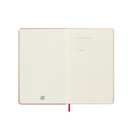 Agenda giornaliera 12 mesi, 2025 Moleskine, Large, Copertina rigida, Rosso scarlatto - 13 x 21 cm - 2