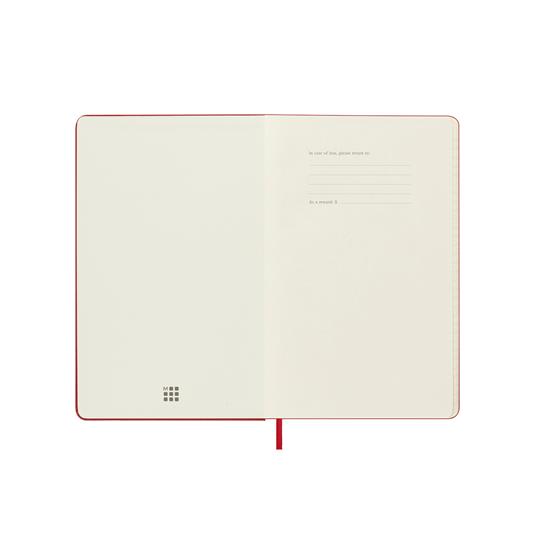 Agenda giornaliera 12 mesi, 2025 Moleskine, Large, Copertina rigida, Rosso scarlatto - 13 x 21 cm - 2