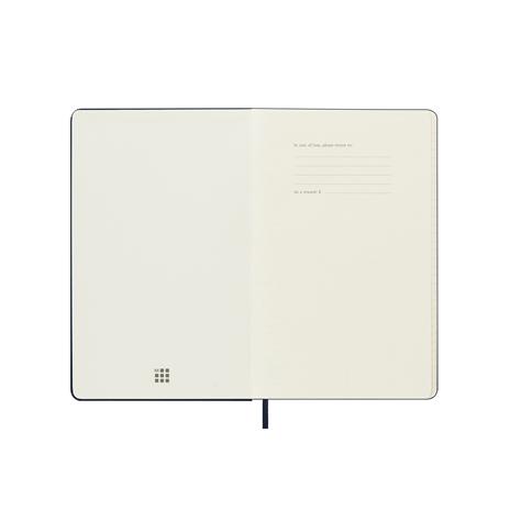 Agenda settimanale con spazio per note 12 mesi, 2025 Moleskine, Large, Copertina rigida, Blu zaffiro - 13 x 21 cm - 2