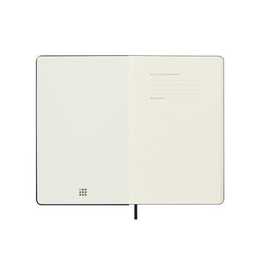 Agenda settimanale con spazio per note 12 mesi, 2025 Moleskine, Large, Copertina rigida, Blu zaffiro - 13 x 21 cm - 2