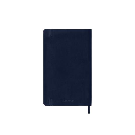 Agenda settimanale con spazio per note 12 mesi, 2025 Moleskine, Large, Copertina morbida, Blu zaffiro - 13 x 21 cm - 6