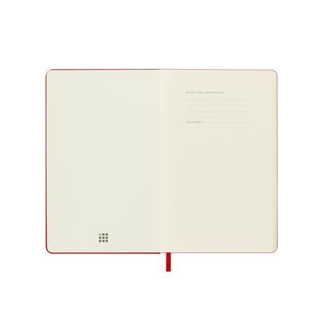 Agenda settimanale con spazio per note 12 mesi, 2025 Moleskine, Pocket, Copertina rigida, Rosso scarlatto - 9 x 14 cm - 2