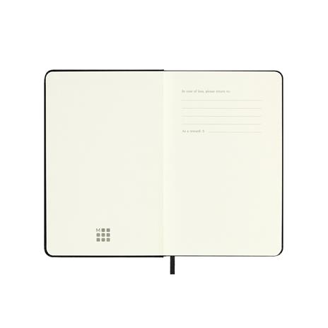 Agenda settimanale verticale 12 mesi, 2025 Moleskine, Pocket, Copertina rigida, Nero - 9 x 14 cm - 2