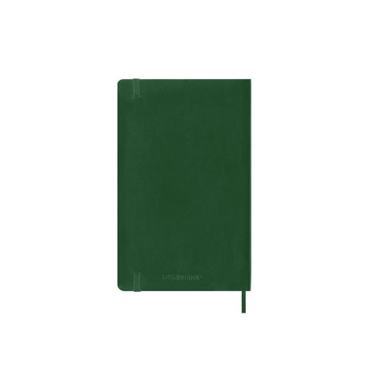 Agenda settimanale con spazio per note 12 mesi, 2025 Moleskine, Large, Copertina morbida, Verde mirto - 13 x 21 cm - 6