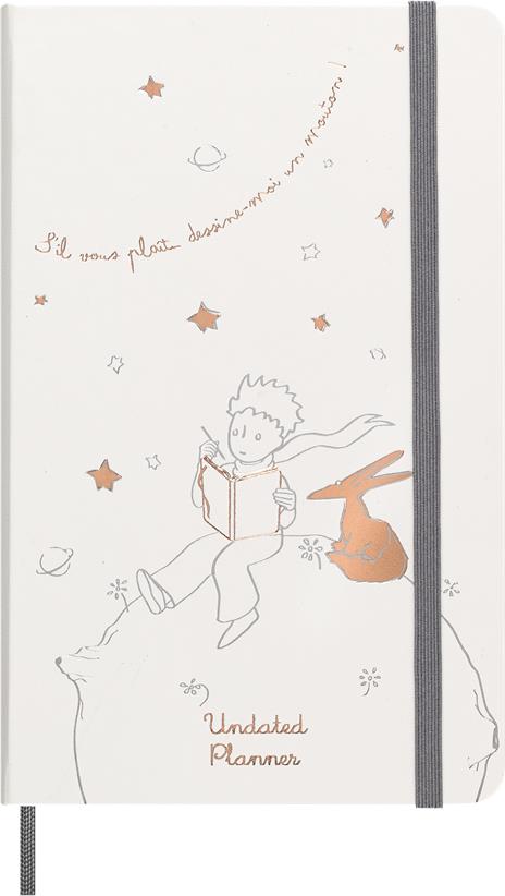 Set Le Petit Prince in edizione limitata Taccuino large a righe, Agenda large senza date, con Gift Box - 3