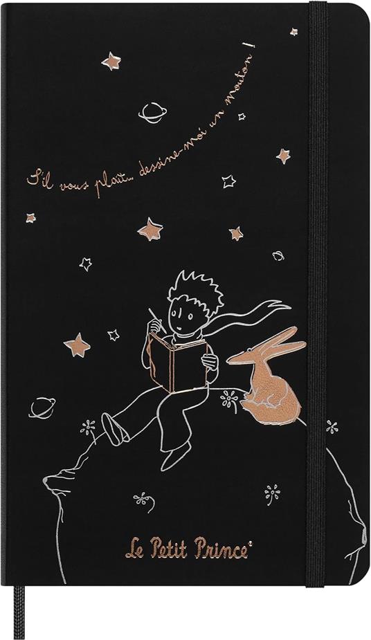 Taccuino Moleskine Le Petit Prince. Ediz. Limitata, Piccolo Principe, con Copertina Rigida, Pagine a Righe, con Gift box