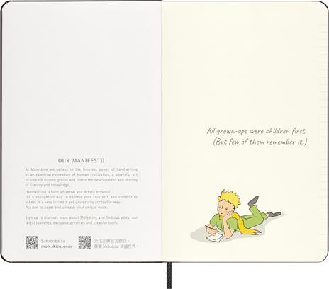 Taccuino Moleskine Le Petit Prince. Ediz. Limitata, Piccolo Principe, con Copertina Rigida, Pagine a Righe, con Gift box - 4