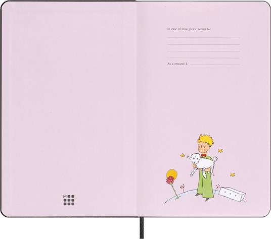 Taccuino Moleskine 2023, Le Petit Prince in edizione limitata Large, copertina rigida, a righe, con Gift box - 4