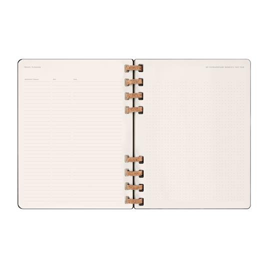 Agenda 12 mesi, 2025 Moleskine, Spirale, XL, Nero, Copertina Rigida - 20,4 x 25,2 cm - 6
