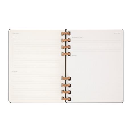 Agenda 12 mesi, 2025 Moleskine, Spirale, XL, Nero, Copertina Rigida - 20,4 x 25,2 cm - 8
